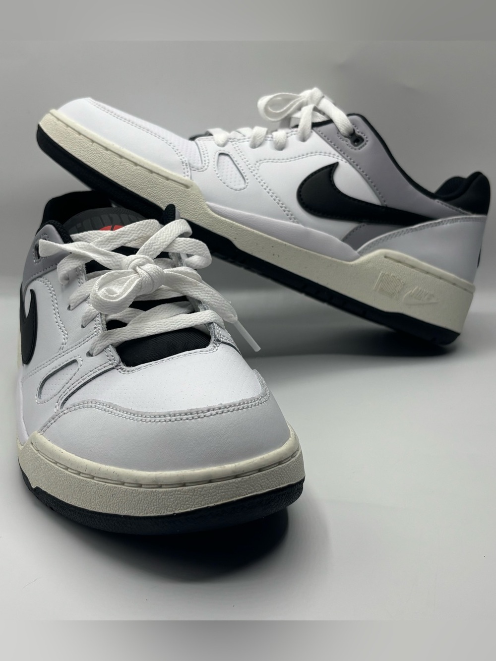 Nike Full Force Low White/Black Men’s 9.5 - Picture 1 of 13